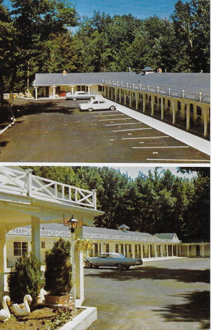 Deer Forest Motel (Sleepy Hollow Motel) - Old Postcard (newer photo)